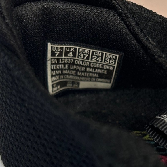 Skechers Black Black Memory Foam slip on sneakers - Picture 5 of 6